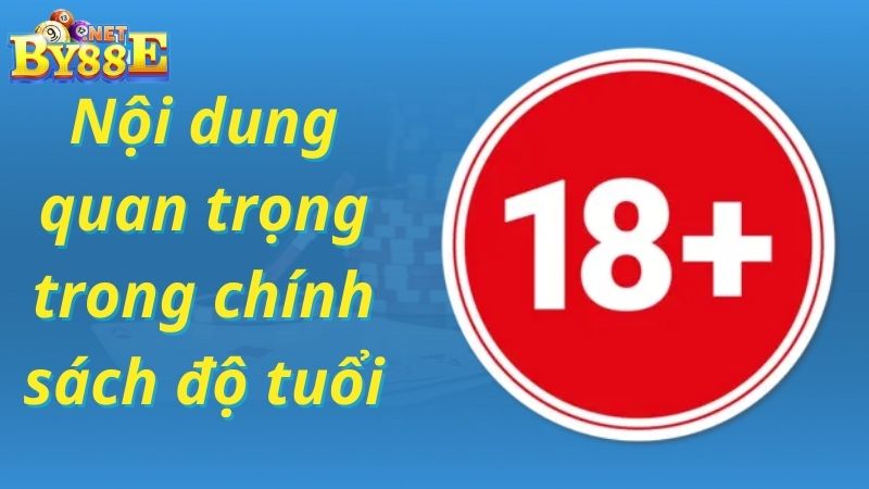 Nội dung quan trọng của chính sách độ tuổi tại By88